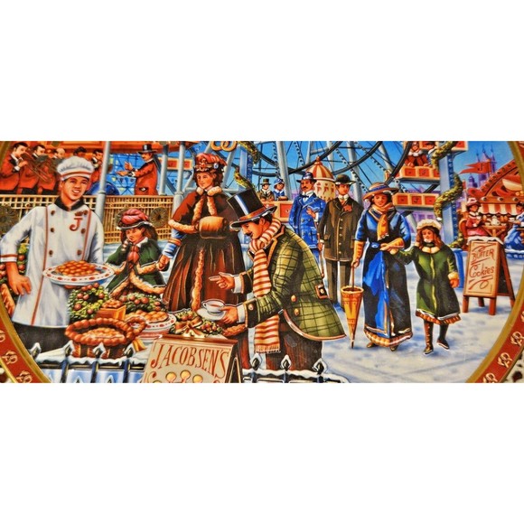 Jacobsen's Bakery Butter Cookie Collectible Tin Product of Denmark (Empty) - Picture 3 of 9